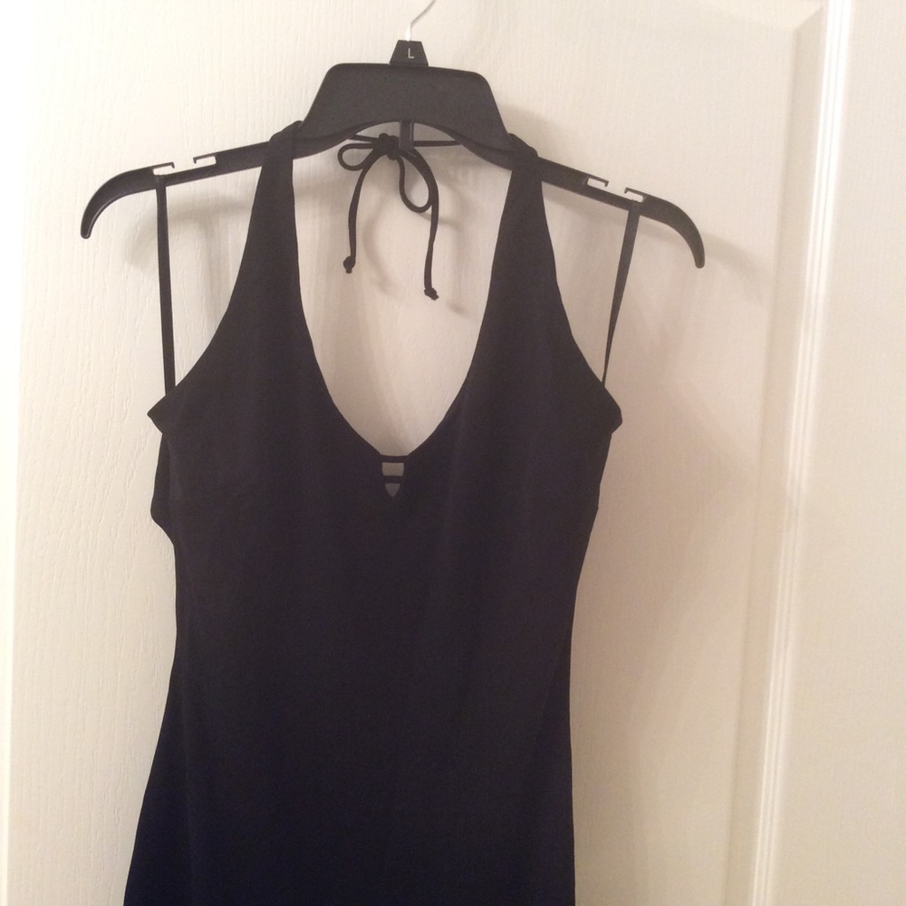BEBE SEXY LOW CUT BACK OUT PARTY EVENING DRESS - Picture 2 of 6